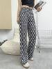 2023 Women's Plus Size Summer Rayon Nine-Point Casual Wide-Leg Pants