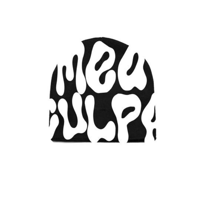 Zimní teplá čepice Letter Jacquard z vlny Y2K Fashion Pullover pro muže a ženy