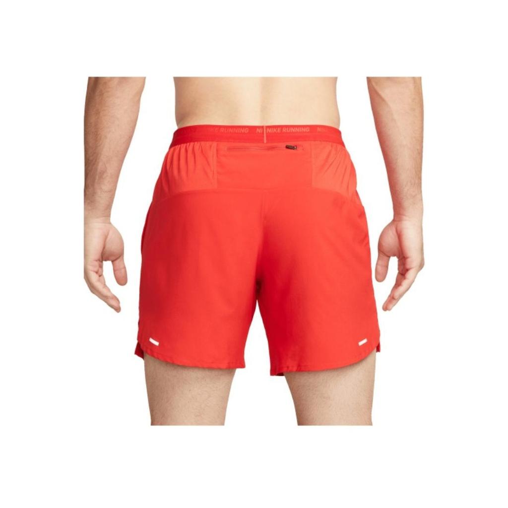 Nike Solid Color Brand Logo Split High Waist Drawstring Casual Shorts Men Shorts Red DM4761-657