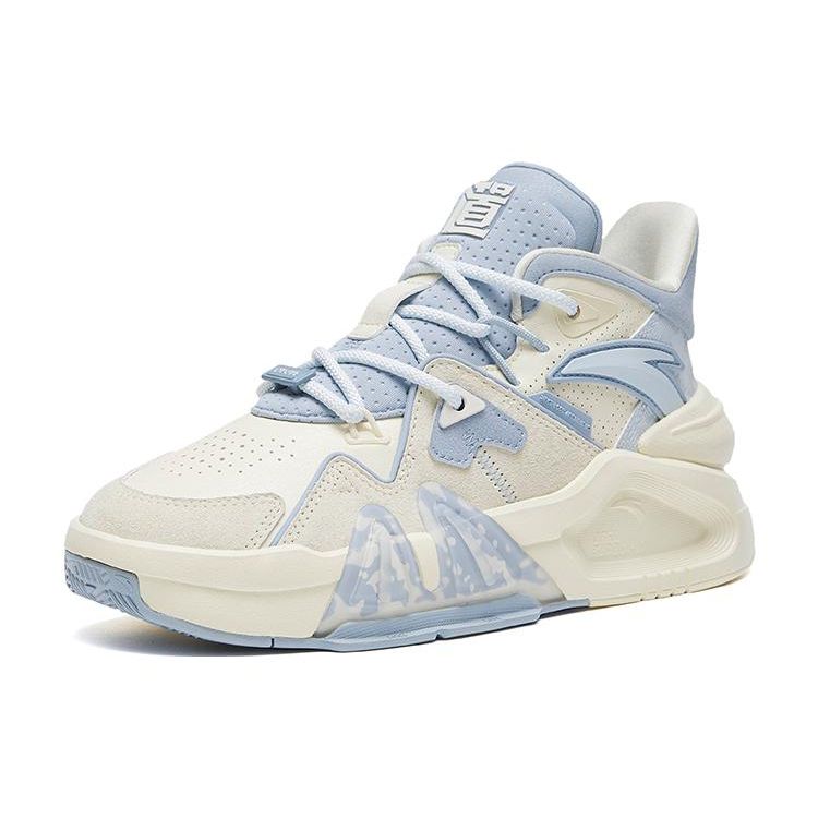 Anta Badass 4 Non-Slip Shock Absorbing Durable Low-Top Sneakers Women Sneakers Blue White 122318080-5