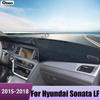 For Hyundai Sonata LF 2015 2016 2017 2018 Car Dashboard Cover Avoid Light Mat Trument Panel Carpets Anti-UV Case Accessories