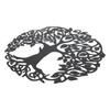Tree of Life Wall Plaque 11.8 Inch Metal Wall Hanging Decor Garden Art Sculpture for Bathroom