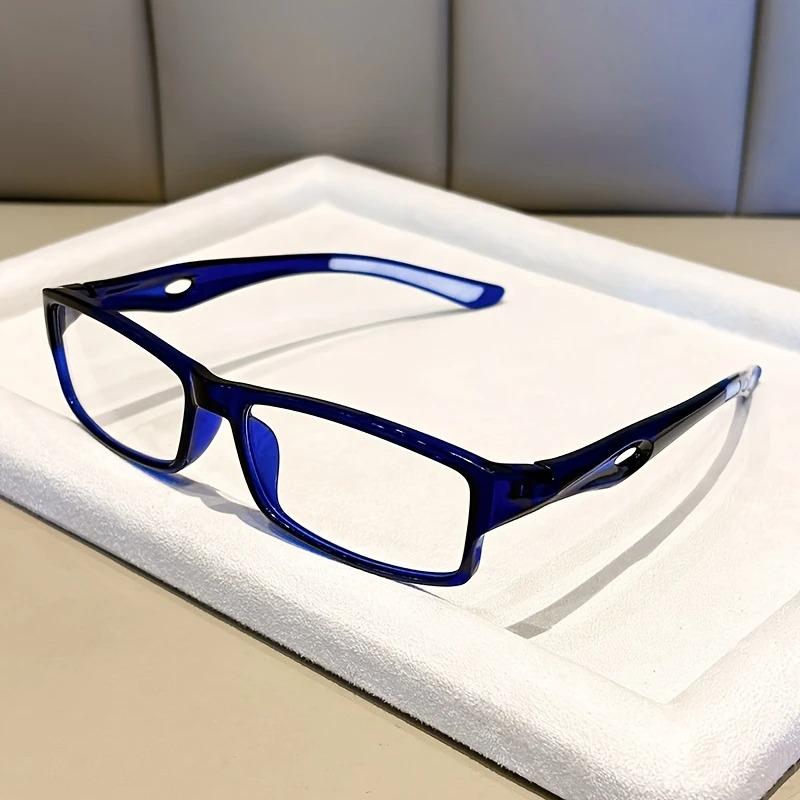 6 Pairs of Ultra Light Sports Reading Glasses for Both Men and Women Full Frame Rectangular+1.0 To+4.0 Degrees