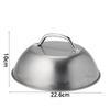 Basting Cheese Melting Dome Round Meal Food Cover Burger Cover  Kitchen Restaurant Cooking