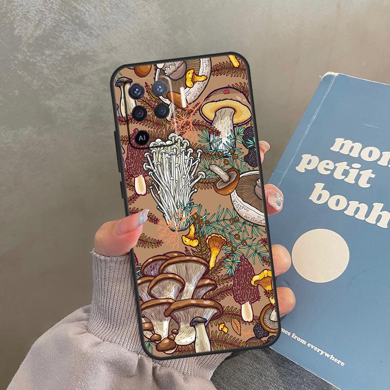 mushroom forest Case For Oppo A74 A94 A54 A18 A38 A58 A78 A98 A40 A60 A80 A16 A76 A96 A15 A17 A77 A57S Cover