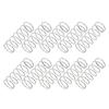 PATIKIL 10pcs 304 Stainless Steel Mechanical Extension Spring Spring 1mm Wire Dia X 15mm