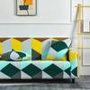 Geometrischer elastischer Sofabezug für Wohnzimmer, Couchbezug, hochelastischer Sofabezug, Möbelschutz, alle Bezüge, Heimdekoration