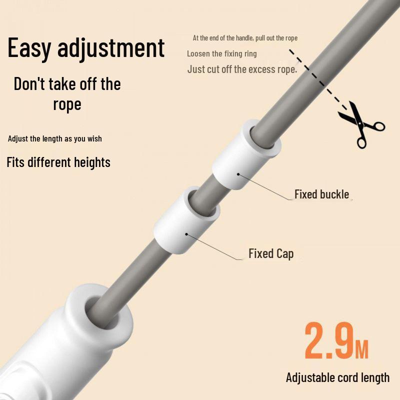 Adjustable Speed Jump Rope for Fitness and Training - Suitable for Students, Adults, and All Genders
