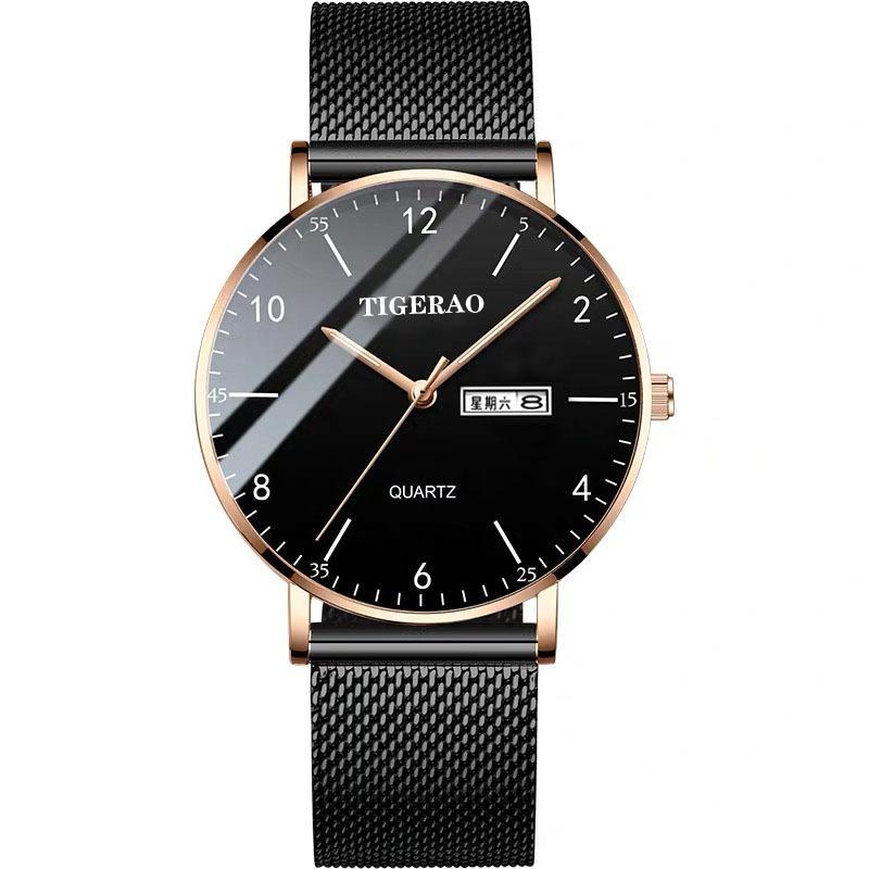 Teenager Ultra-thin Men's Watch Student Fashion Quartz Waterproof Simple Luminous Men's Watch