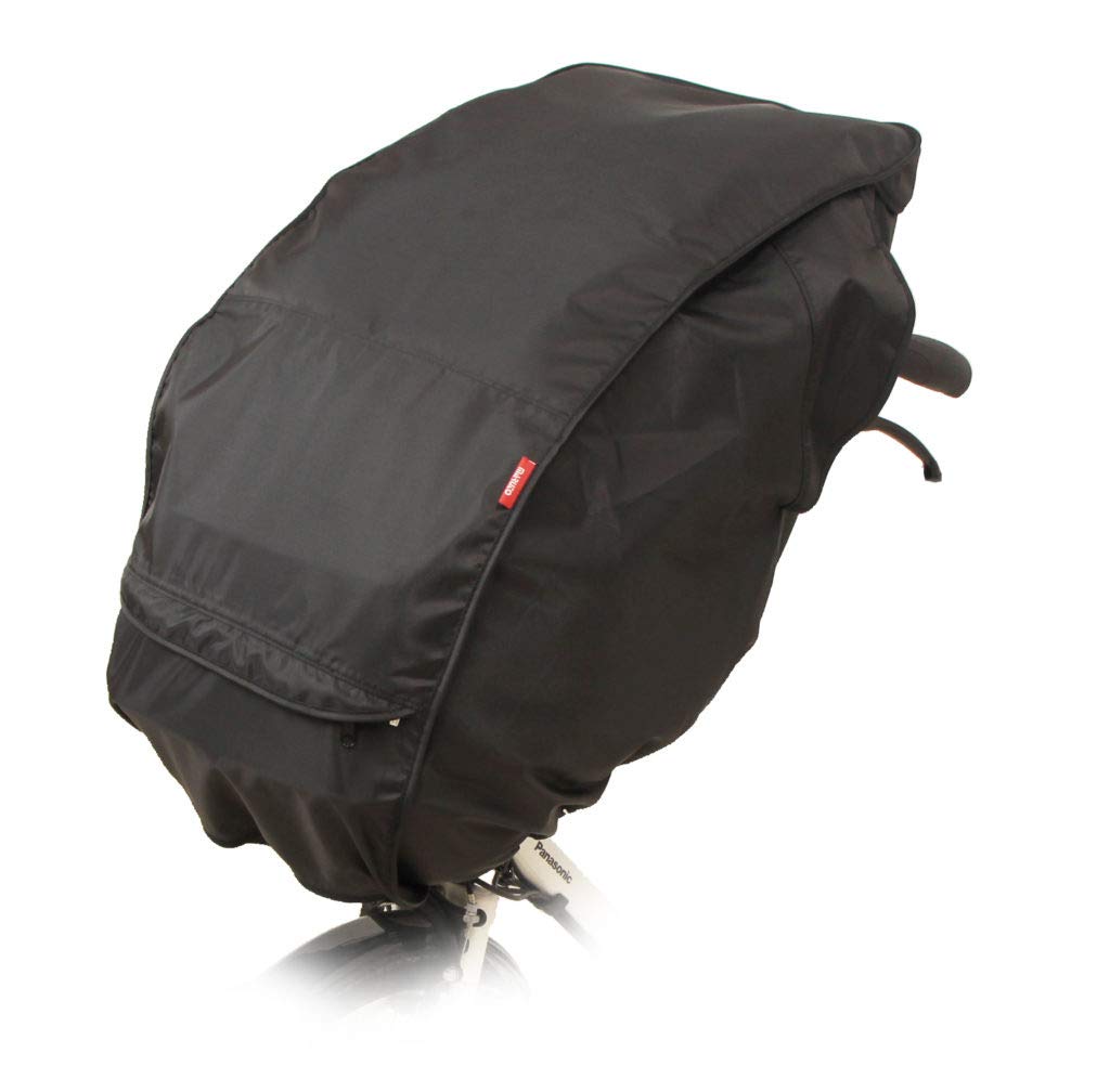 MARUTO Basket Cover that Transforms Child Seat into a Front Black D-5CF-O Basket,