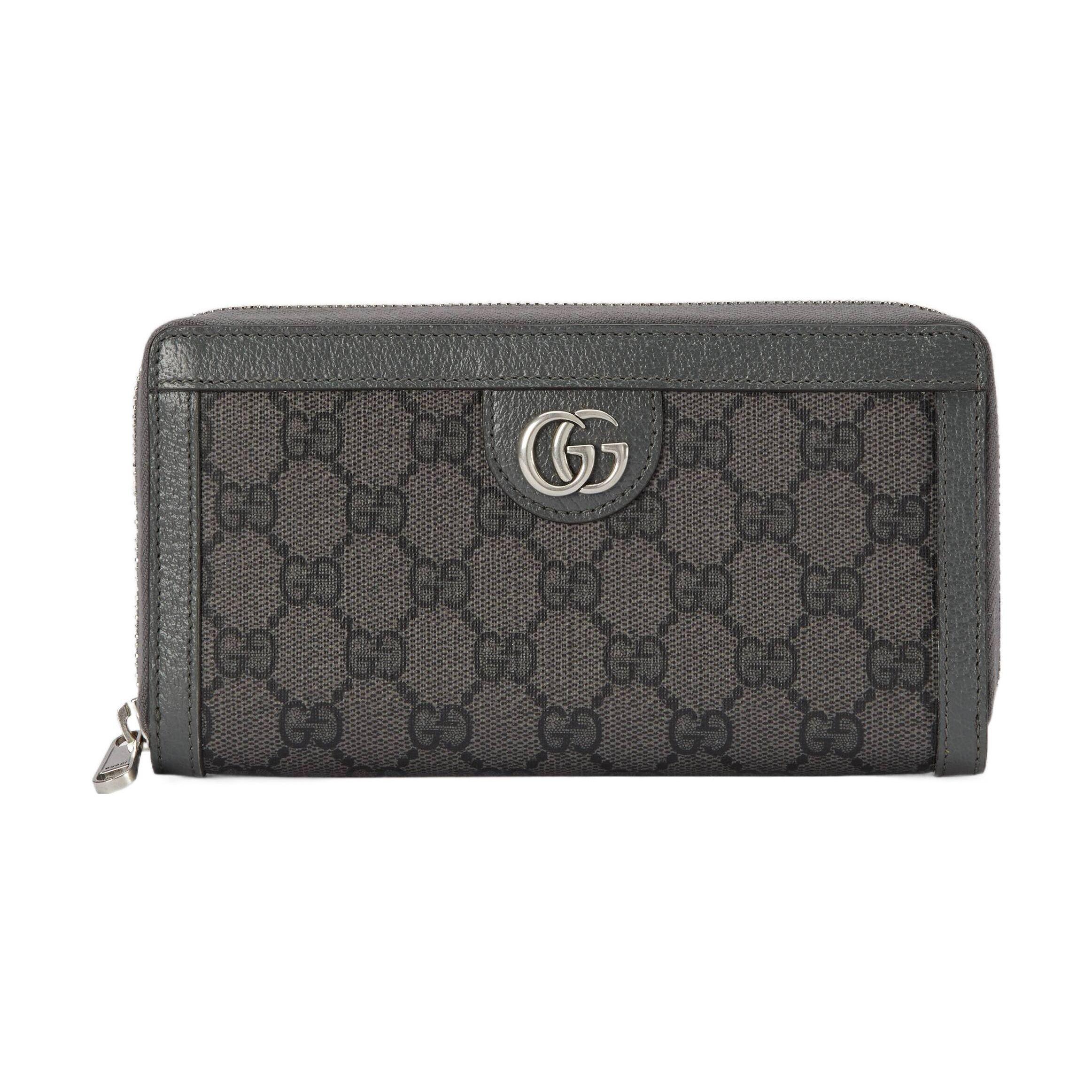 Gucci GG Supreme Zip Around Wallet