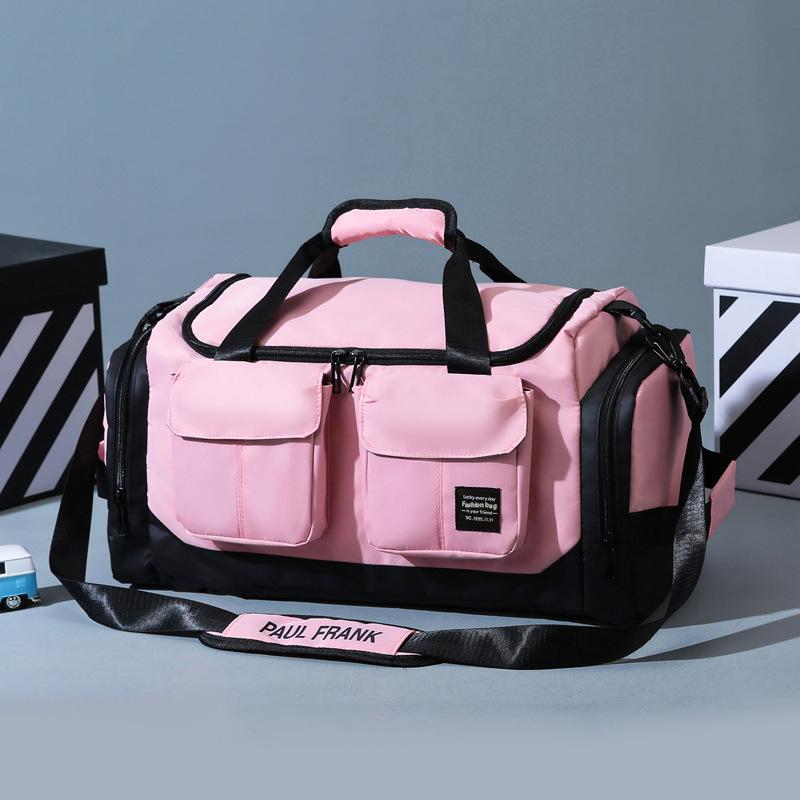 Mode Trocken- und Nassfach Fitness-Tasche Herren Sport-Training Handtasche Geschäftsreise Großes Fassungsvermögen Doppel Schulter Damen Gepäck Reisetasche
