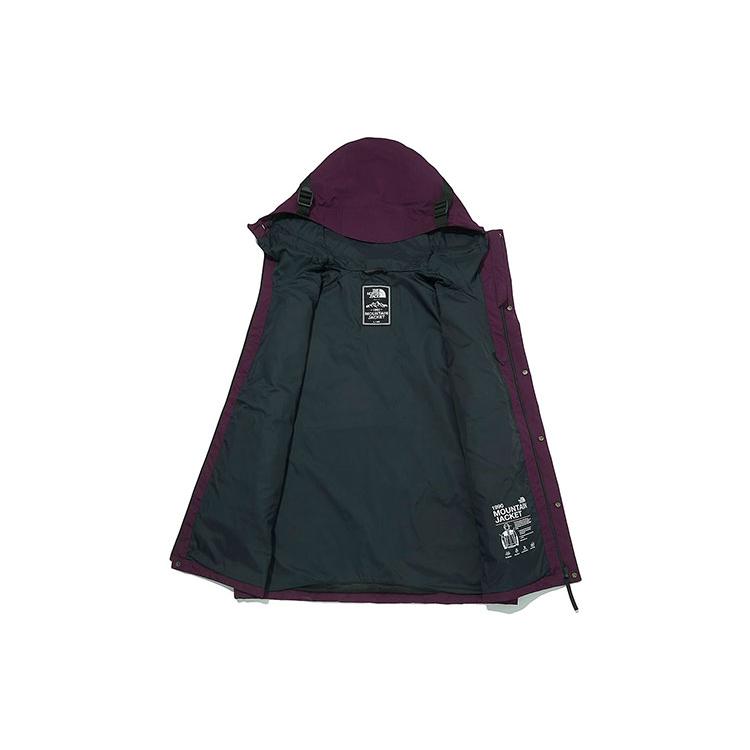 The North Face 1990 Windbreaker Jackets Men's Purple Hooded Moderate Straight Fit NI2GL53D
