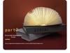 Folding Wooden Book Light: Creative Bedside Wireless Night Lamp