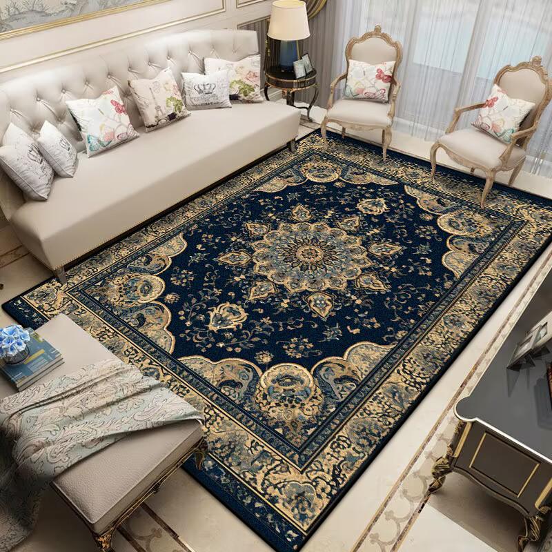 Bohemian Luxury Decoration Living Room Carpet Persian Retro Bedroom Large Area Rug Lounge Dining Room Non-slip Soft Tatami Mat