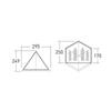 Campaljapan T C Full Inner TenT lighT Gray X Dark Brown 3510000000