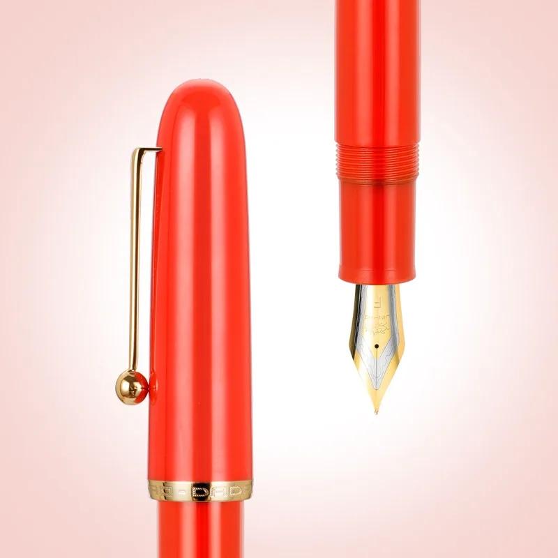 Jinhao 9016 Fountain Pen Acrylic Transparent Color Luxury Pens EF/F/M Extra Fine Nib Writing Office School Supplies Stationery