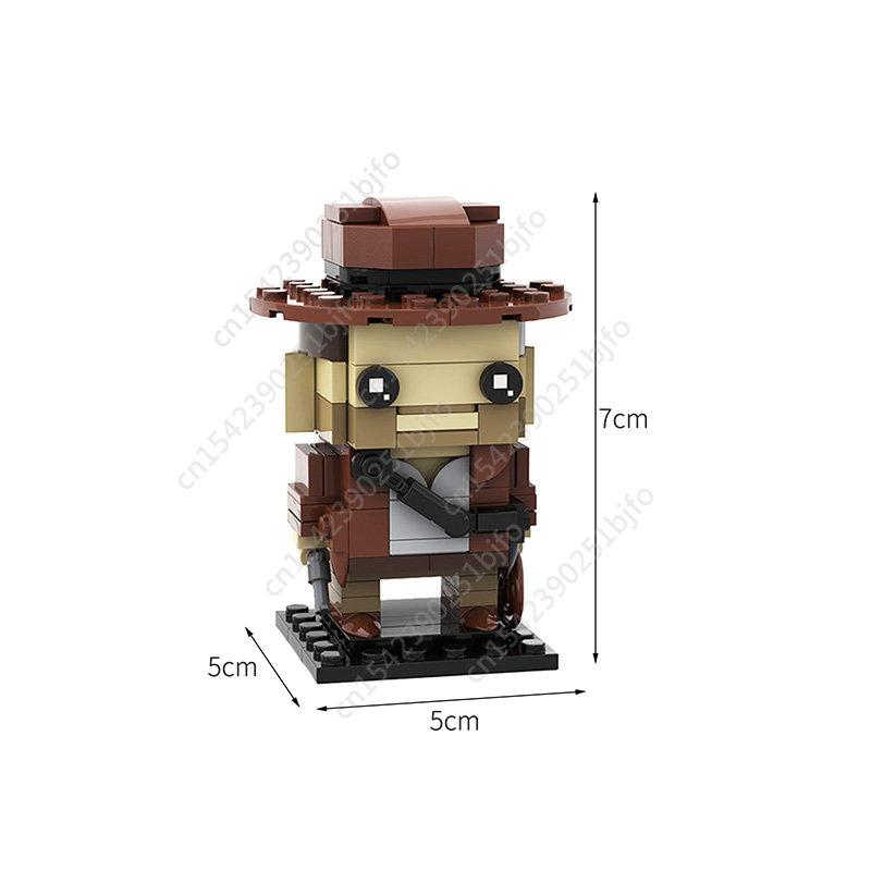 Moc Game Seria de filme Brickheadz Figura de acțiune Blocuri de construcție Asamblare Model Anime Figura Personaj de film Cărămizi Jucărie Copil