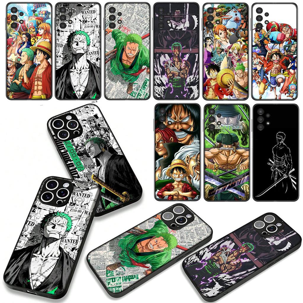 Roronoa Zoro Luffy One Piece Cover Phone Case for Xiaomi Poco F7 F6 F8 Ultra F5 X7 X6 X5 X3 NFC M7 M6 Pro C85 C75 C65 C71 C61