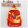 America Pattern Captain Kids School Backpack For Early Education