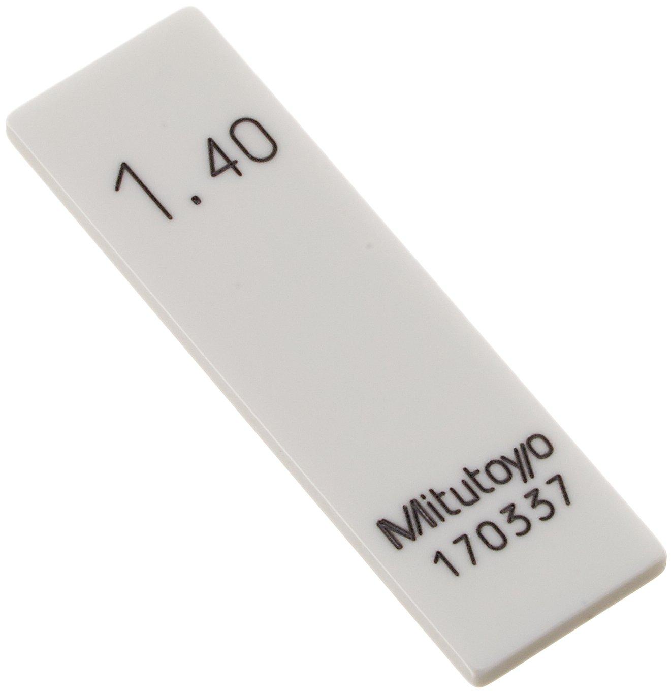 

Mitutoyo Rectangular Gauge Grade Block, Ceramic, 1, 1.4mm, 613600-03