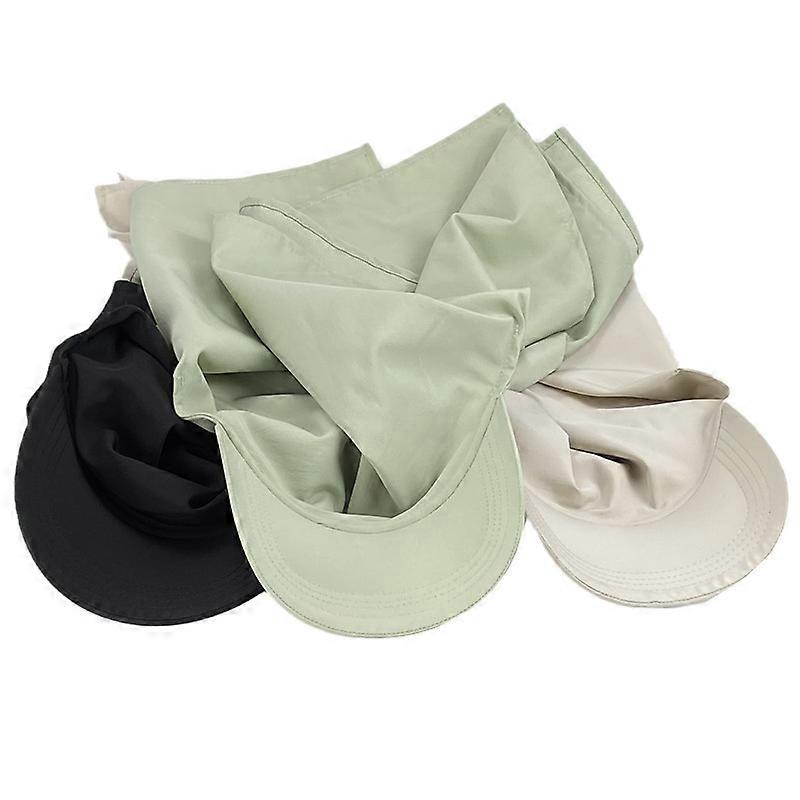 Adult Self Tie Turban Baseball Caps Lightweight Travel Gathering Summer Hat Teens Sports Sun Hat for Cycling Hiking  Black