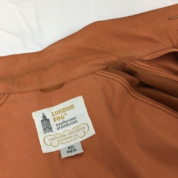 70s-80s London Fog by Reeves Swing Top Jacket Size 40 Orange Men M-L(USED)