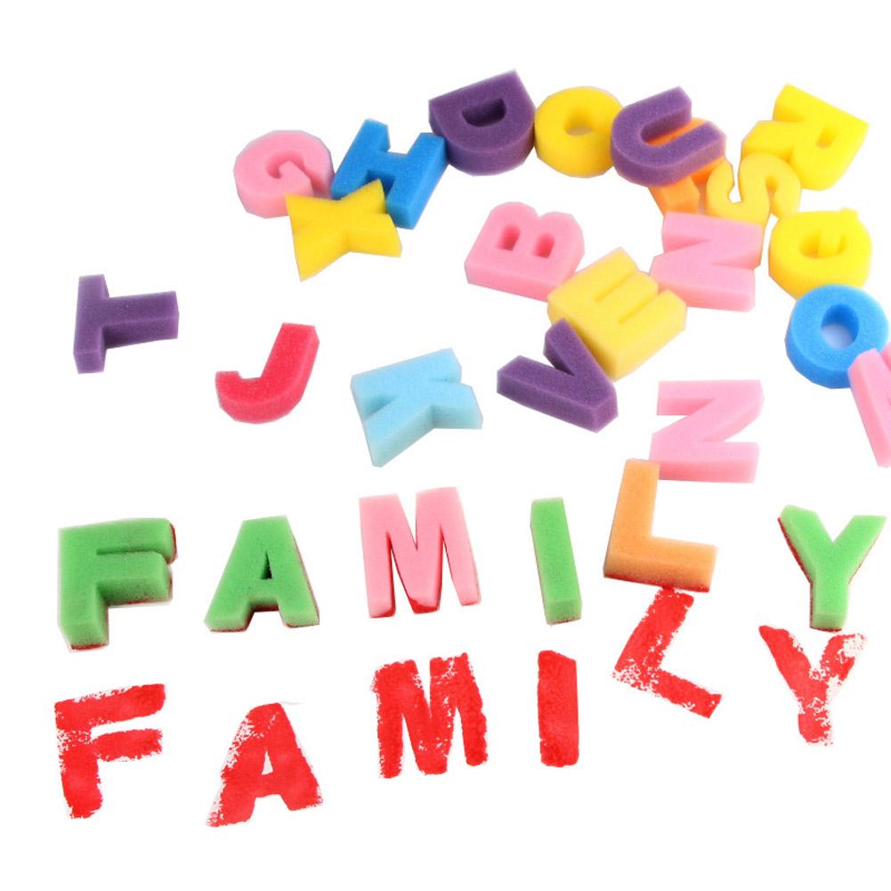 Sponge Painting Kit for Kids Alphabet Painting Models Art Craft Drawing Tools for Kids Toddlers