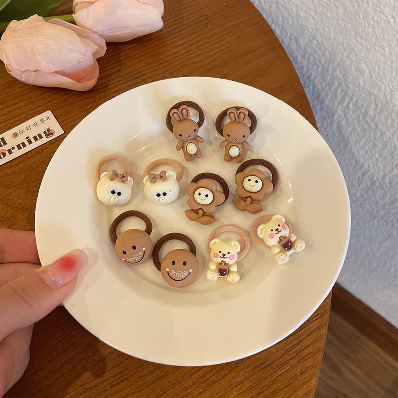 Sommer Niedliche Haargummis für Kinder - Kleine Gummibänder & Baby Haarringe