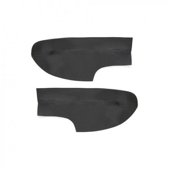 2x Front Door Armrest Panel Black Leather Cover For Hyundai Sonata 8th 2011-2014