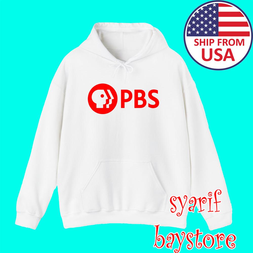 PBS Public Broadcasting Service Men#039;s White Size S3XL Unisex T-Shirt XL