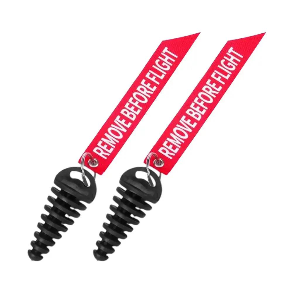 

2pcs Motorcycle Exhaust Muffler Muffler Exhaust Wash Plug Accessories Plug Motorcycle Exhaust Off-road Motorcycle F5A5 чорний