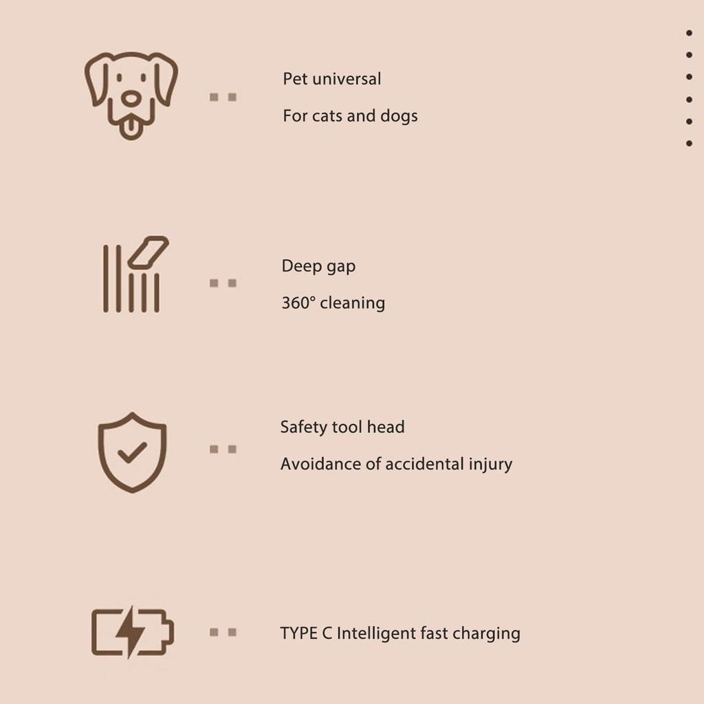 Kabelloser Katzenschneider Tragbar Ergonomisch Geräuscharm Elektronischer Haustiertrimmer für Füße Pfoten Ohren
