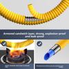 1/1.5/2/2.5/3m Explosion Proof Gas Pipe Rodent Proof Anti Chewing Flexible Steel Gas Pipe Low Pressure Corrugated Gas Hose