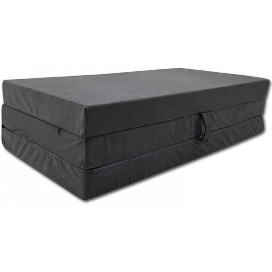 Folding Mattress - Guest - 200x80x10 Cm - Grey - Medium Comfort - 1 Person