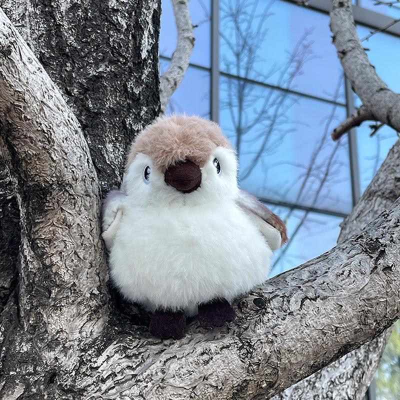 10Cm Cute Sparrow Doll Small Pendant Ins Cute Bird Plush Toy Doll For Girl Gift Plushie Stuffed Toys Keychain Bag Pendant