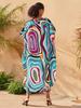 Elegant Plus Size Bikini Cover-Up: Sun Protection Loose Long Beach Dress