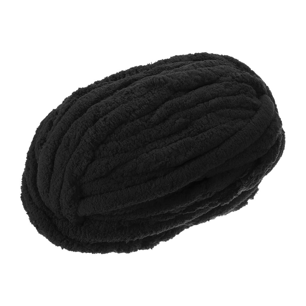 Dickes Garn Polyester Deckenwolle, Handgestricktes DIY Dickes Chenillegarn zum Häkeln von Decken Taschen Schal Hüten 27m x 2cm