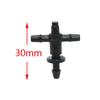 1/8" Arrow Dropper Cross Water Splitter 3/5 Drip Arrow Tee Connector 2/4-Way Emitter Irrigation System For Potted Plant 20Set
