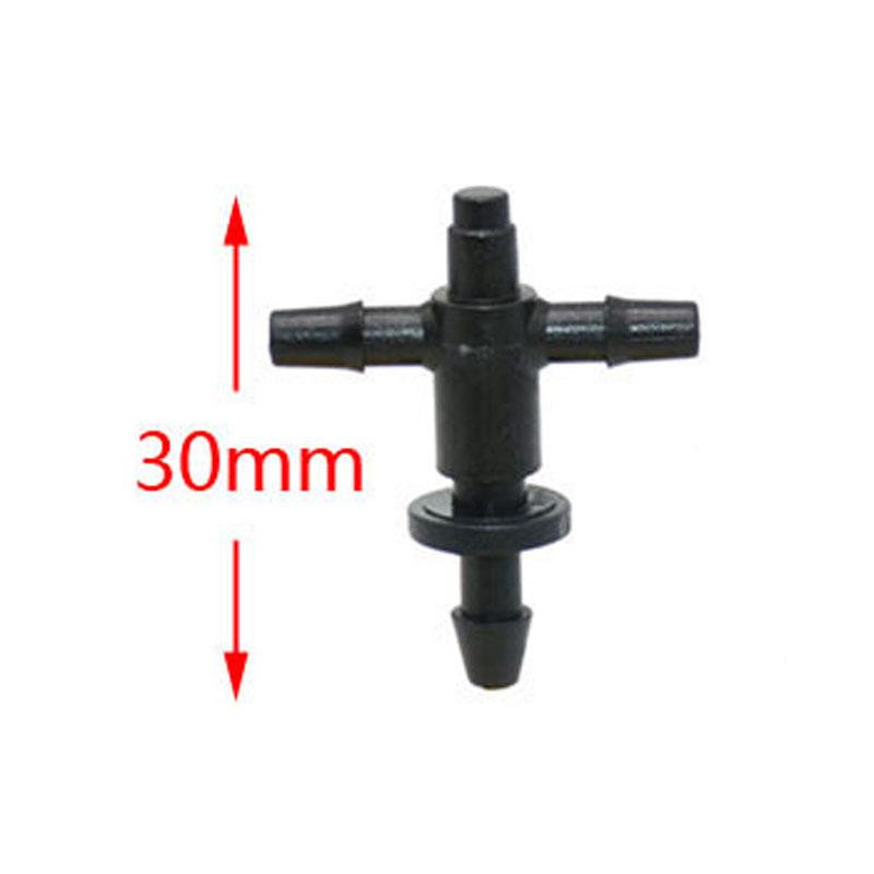 1/8" Arrow Dropper Cross Water Splitter 3/5 Drip Arrow Tee Connector 2/4-Way Emitter Irrigation System For Potted Plant 20Set