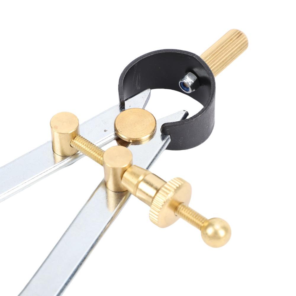 Carbon Steel Spring Divider Caliper Brass Fulcrum Spring Joint Caliper Woodworking Use