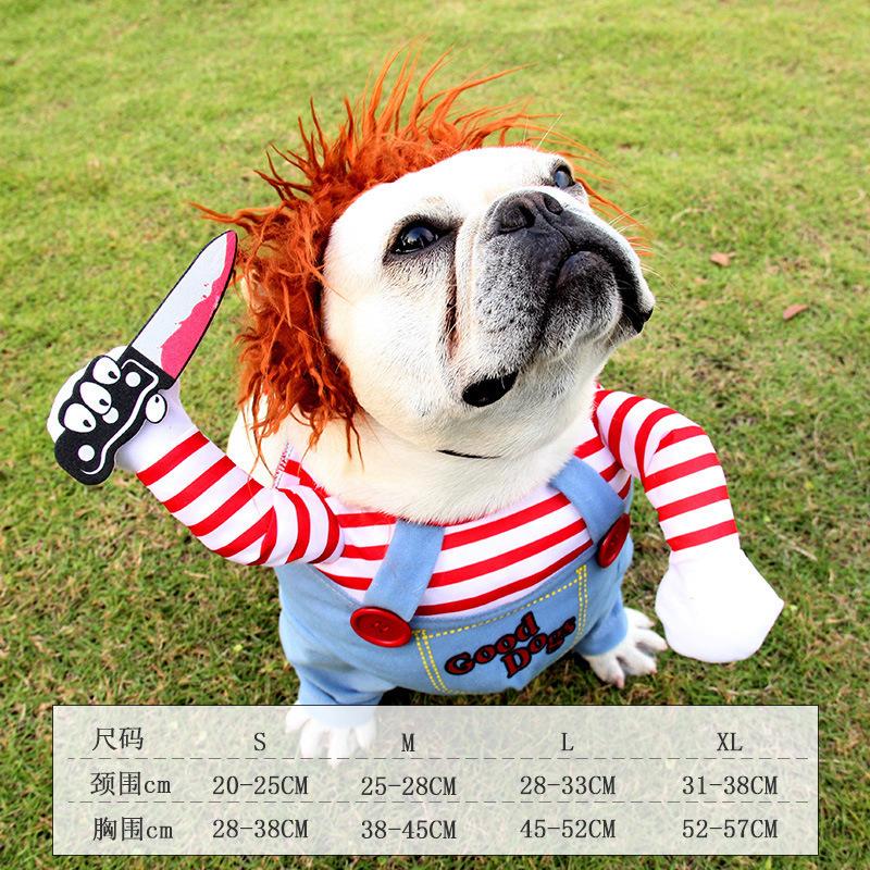 Funny Halloween Pet Dog Polyester Eco-friendly Big Banana Print Cartoon Style Formal Coat for Winter