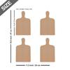 Wall Art Wooden Kitchen Home Decor Items Pack of 4