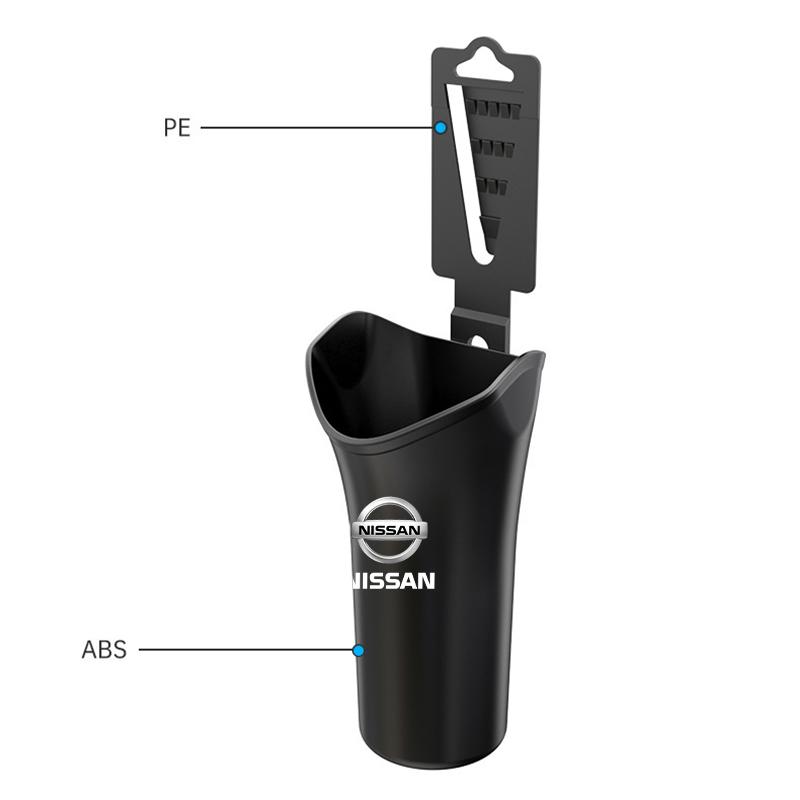 CJBPBI1 Multifunctional Car Storage Box Umbrella Garbage Organizer Bucket For Nissan Nismo Qashqai j11 j10 Juke X Trail t32 Tiida Leaf