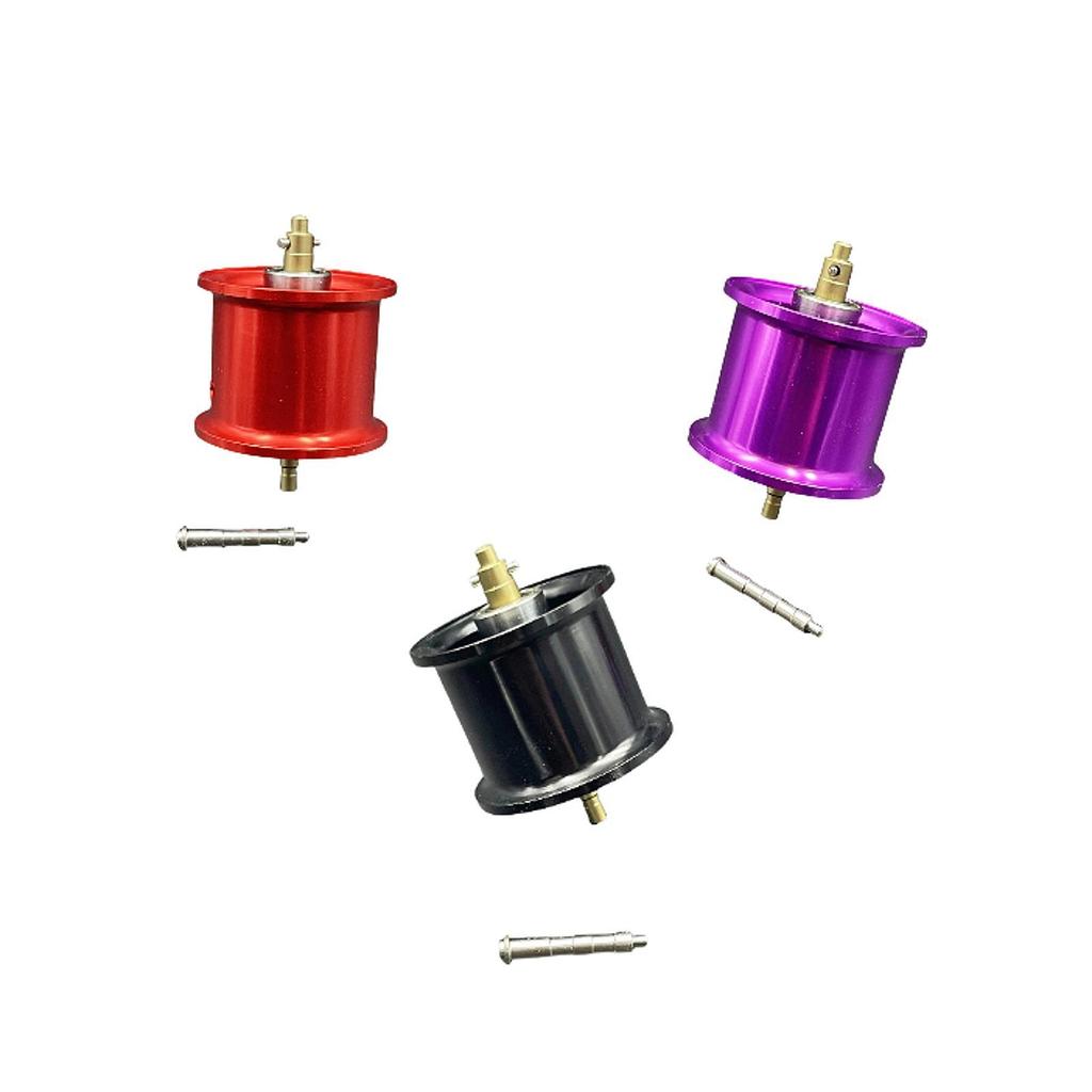 Fishing Reel Spool Aluminum Alloy DIY Baitcasting Reel Refit Spool Part Fishing Tool for Flying Fishing