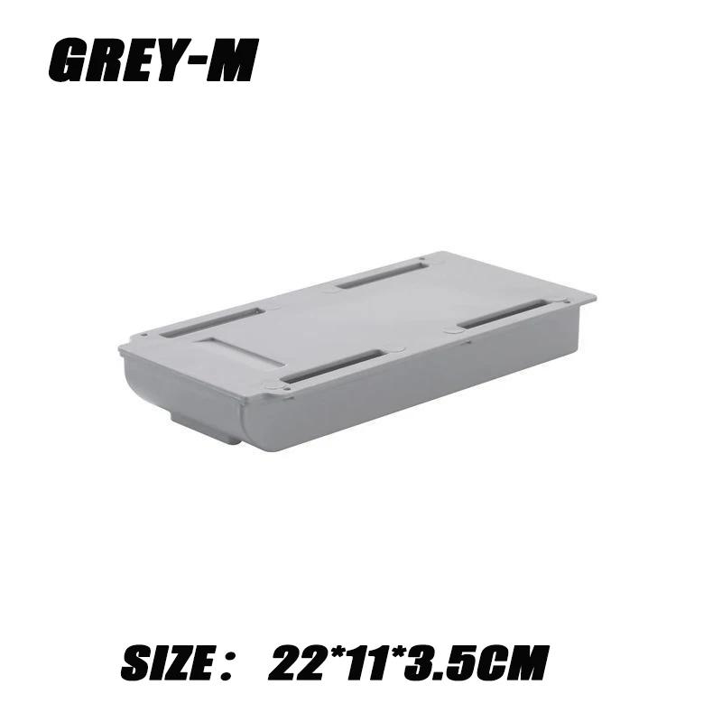 

Creative Storage Drawer No Drill Adhesive Hidden Organizer Box Under Desk for Office Home Kitchen Cabinet Stationery Supplies