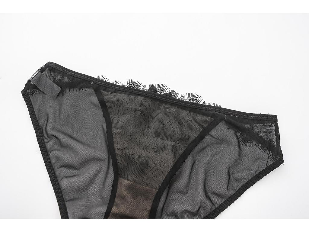 Ultrathin Lace Women's Panties - Breathable Pure Cotton Crotch, Comfort Fit, No Wedgie Triangle Design