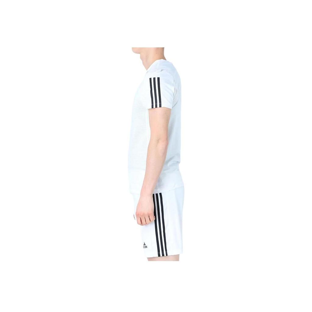 adidas Aero3s Tee Pb Casual Running Sports Short Sleeve T-Shirt Men Tops White GQ2164