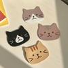 Ins Korean Style Cat Silicone Coaster, Thermal Insulation Pad, High Value Teacup Pad, Absorbent Cup, Coffee Cup, Non-slip Pad