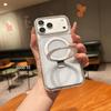 iPhone 17 Air Магнитная подставка Прозрачный чехол